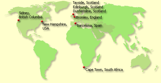 Mitchell-Henry Family World Locations